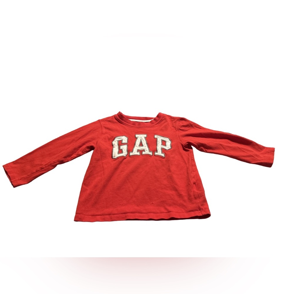 Free with any Purchase: GAP Red Long Sleeve Shirt Size 3T